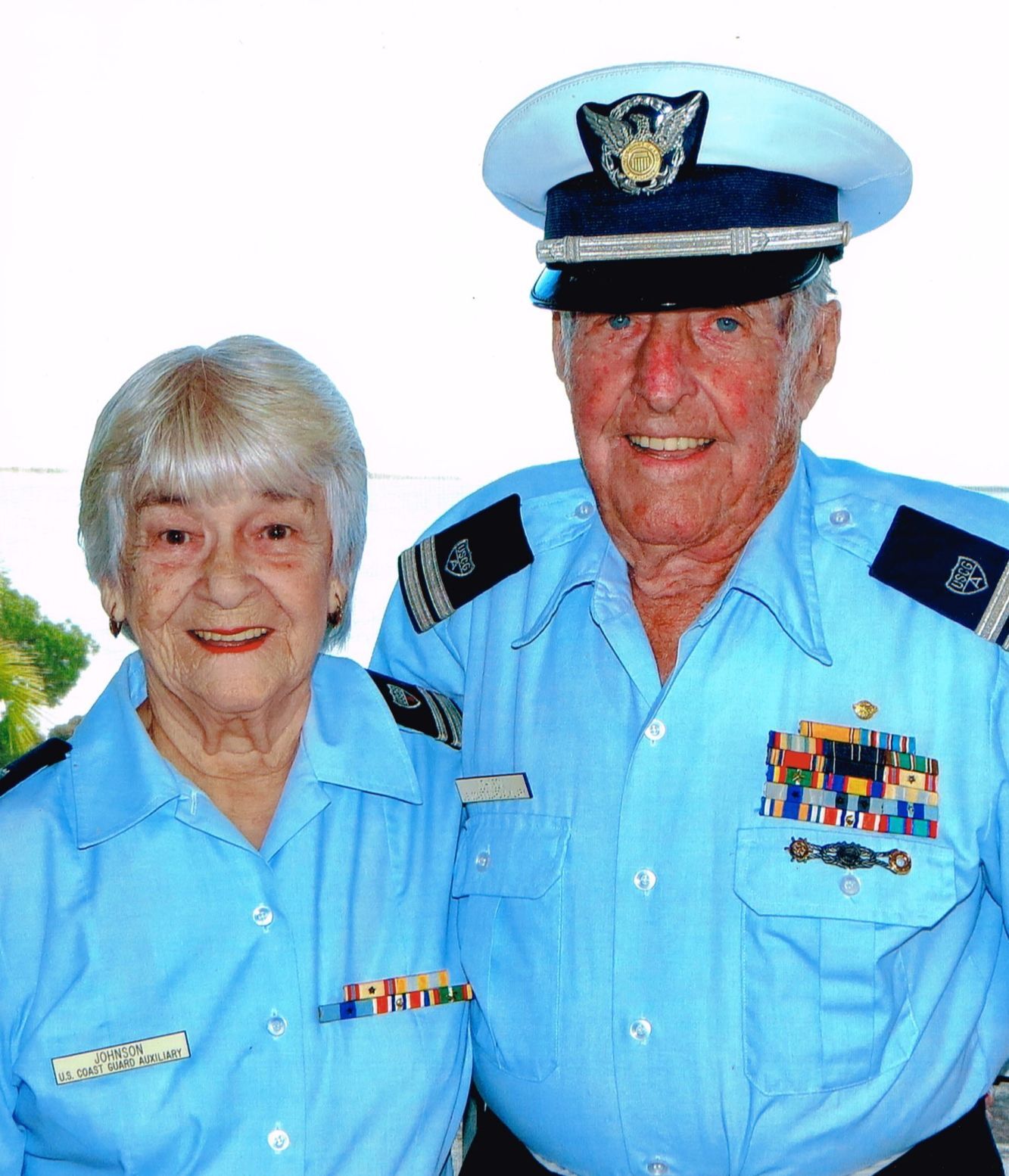 Vernon Arthur Johnson, 96, and Gloria Claire Mitchell Johnson, 94